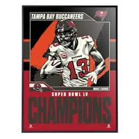 Tampa Bay Buccaneers Super Bowl LV Tom Brady Champs 18x 24 Serigraph Buccaneers  Super Bowl LV Tom Brady Champs 18x 24 Serigraph – Phenom Gallery