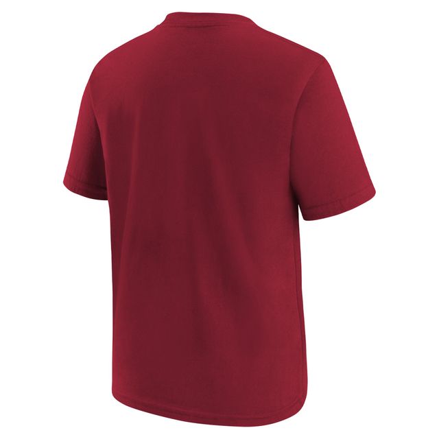 T-shirt préscolaire Nike Tampa Bay Buccaneers Team Wordmark rouge