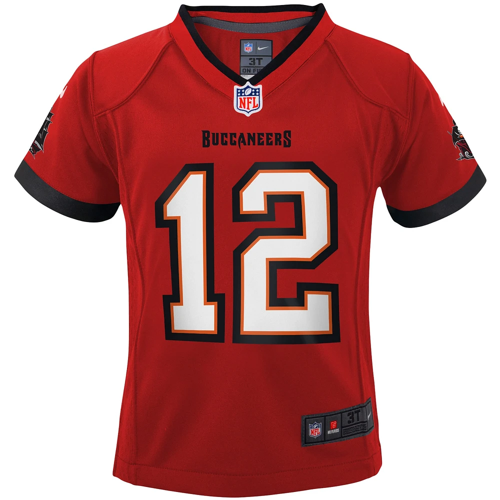 Preschool Nike Tom Brady Red Tampa Bay Buccaneers Game - Jersey