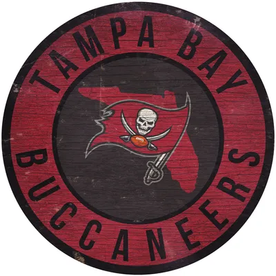 Tampa Bay Buccaneers 12'' x 12'' State Circle Sign