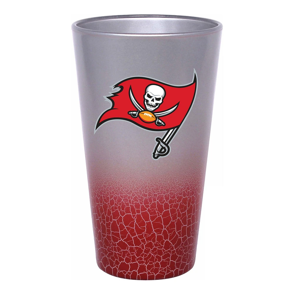 Tampa Bay Buccaneers 16oz. Crackle Pint Glass