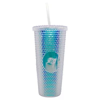 Boucaniers de Tampa Bay 24oz. Gobelet de voyage clouté irisé avec paille