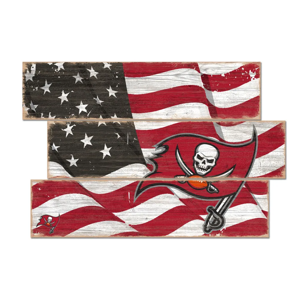 Lids Tampa Bay Buccaneers 3-Plank Team Flag