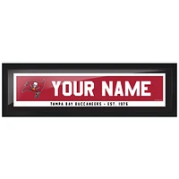 Tampa Bay Buccaneers - 6'' x 22'' Personalized Framed Art