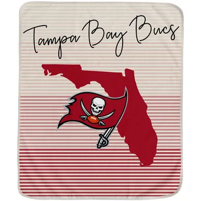 Tampa Bay Buccaneers 60'' x 70'' Ultra Fleece State Stripe Blanket