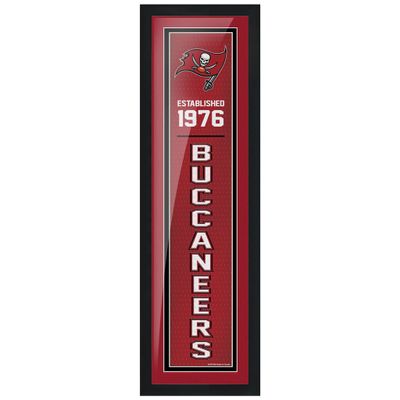 Tampa Bay Buccaneers - 6''x 22'' Established Framed Art