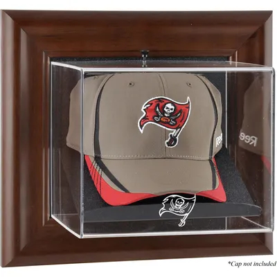 Tampa Bay Buccaneers Fanatics Authentic Brown Framed Wall-Mountable Baseball Cap Display Case