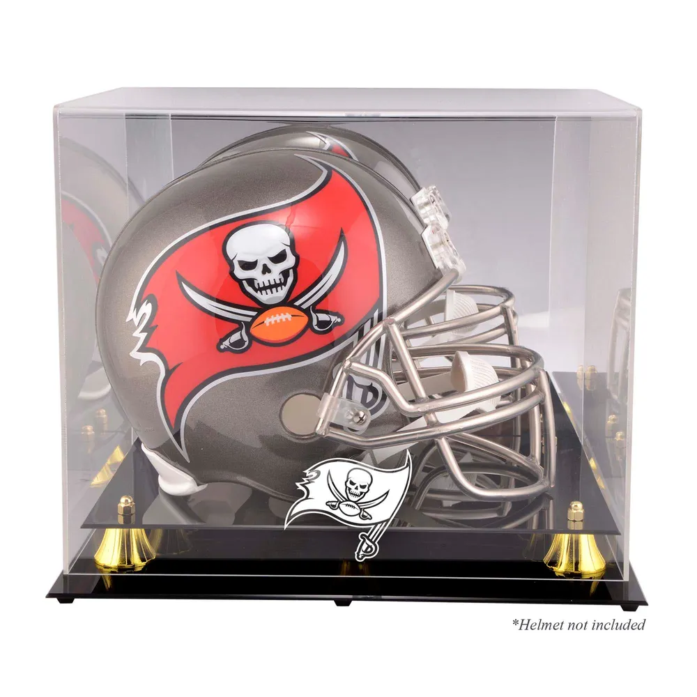 Lids Tampa Bay Buccaneers Fanatics Authentic Super Bowl LV Champions Golden  Classic Helmet Logo Display Case