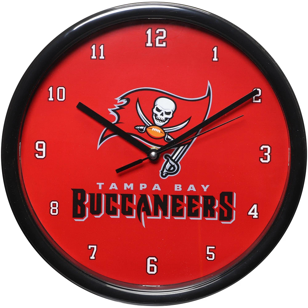 Tampa Bay Buccaneers Historic Logo Black Rim Basic Clock