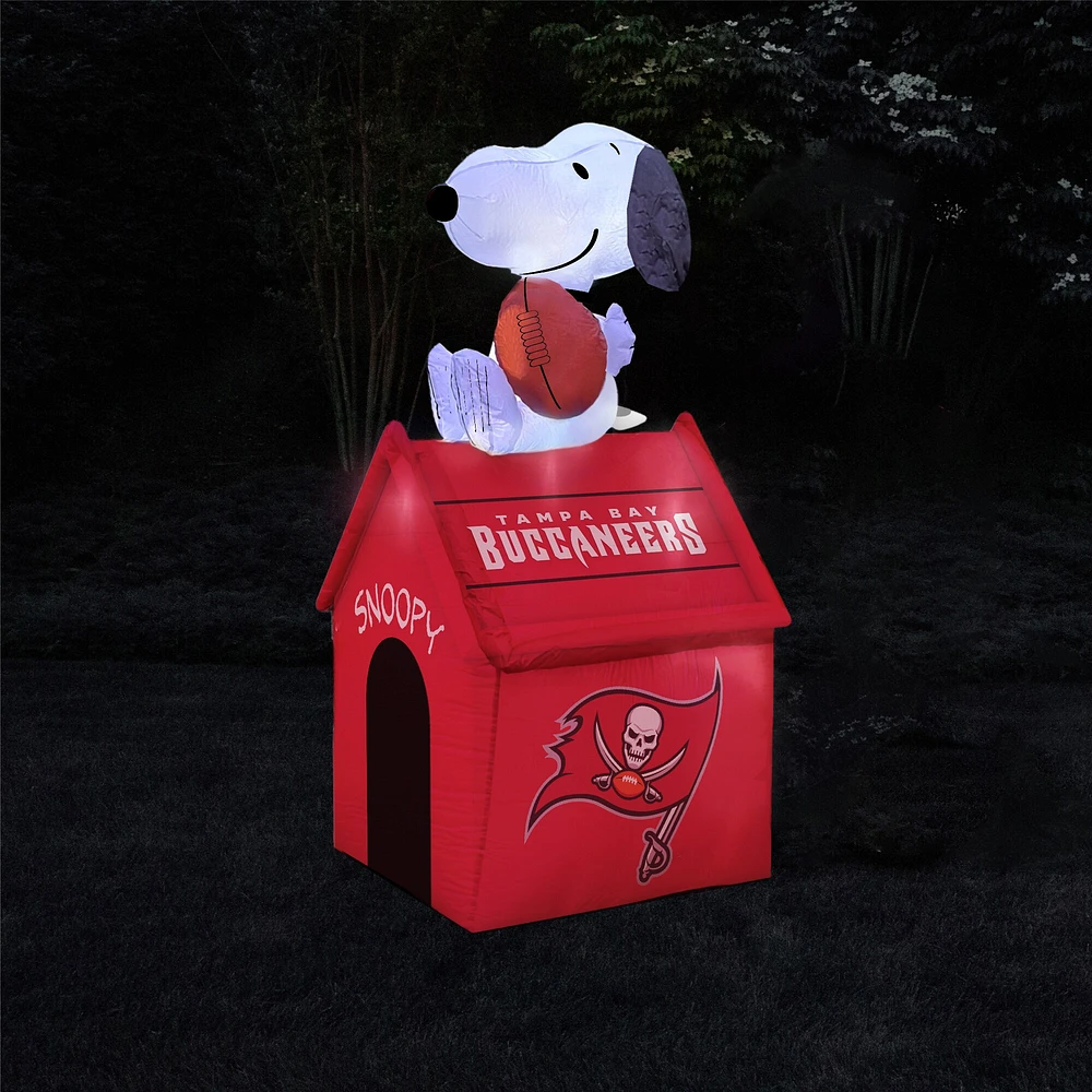 Niche gonflable Snoopy des Buccaneers de Tampa Bay