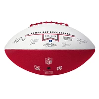 Ballon de football signature des légendes des Buccaneers de Tampa Bay