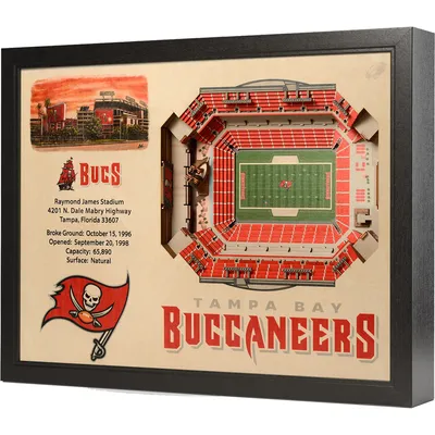 Tampa Bay Buccaneers Raymond James Stadium 25.5" x 19.5" Stadium Views Wall Art