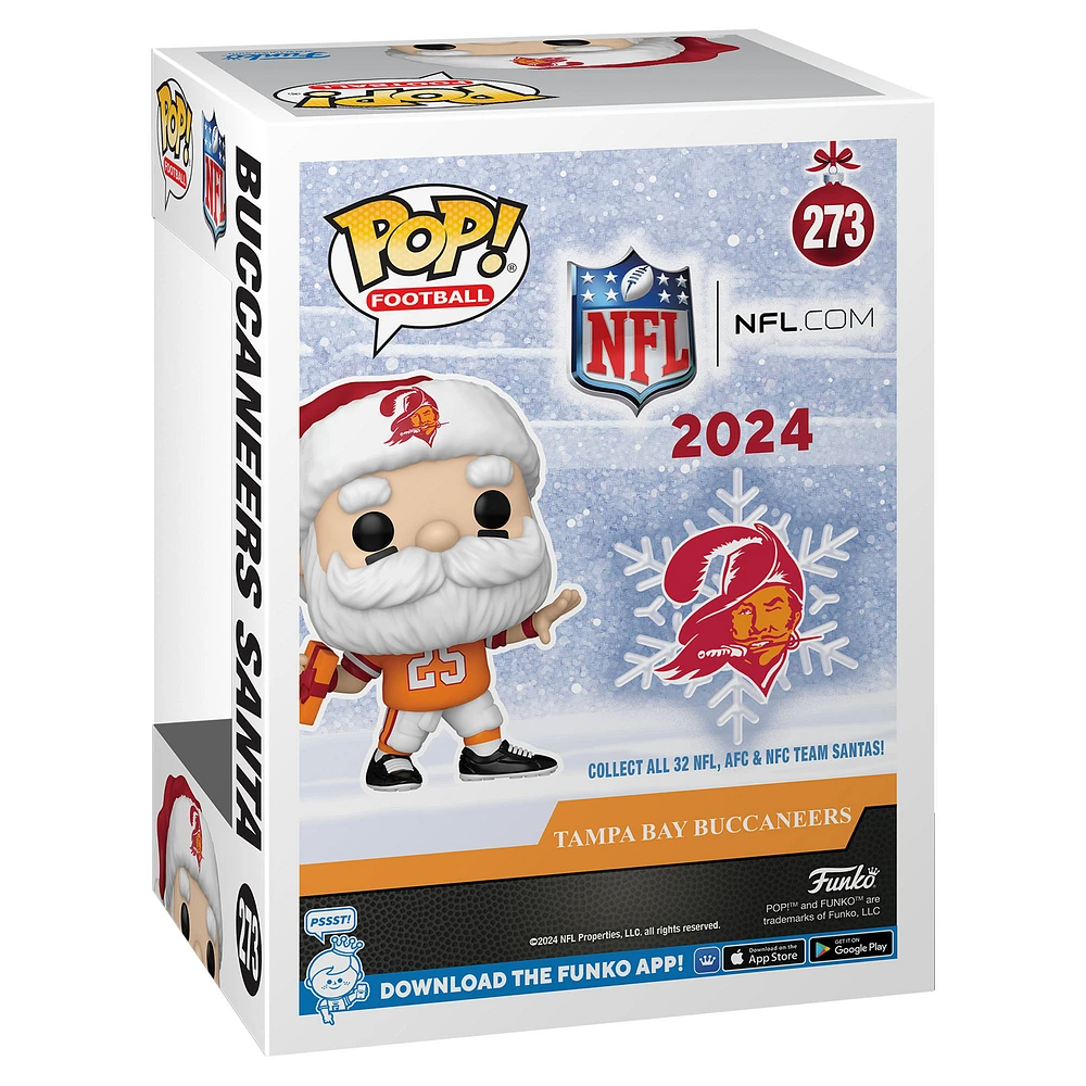 Tampa Bay Buccaneers Santa Funko Pop! 2024 Fanatics Exclusive Vinyl Figure
