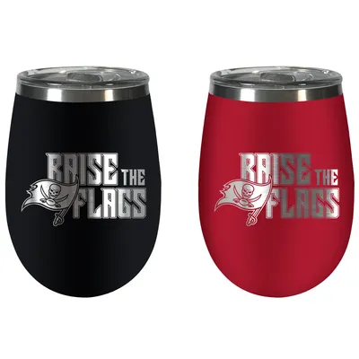 Tampa Bay Rays Team Colors Wine Tumbler Two-Piece Set