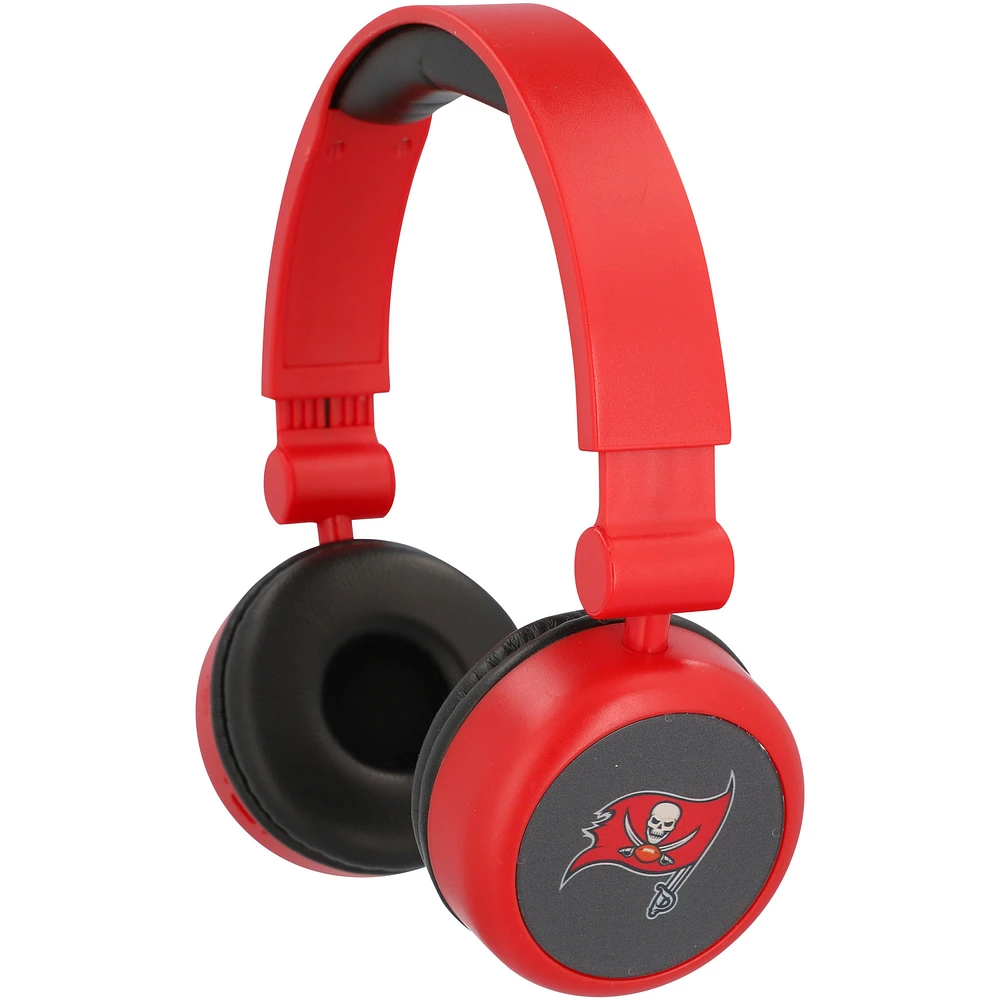 Tampa Bay Buccaneers Team Logo Wordmark Wireless Headphones