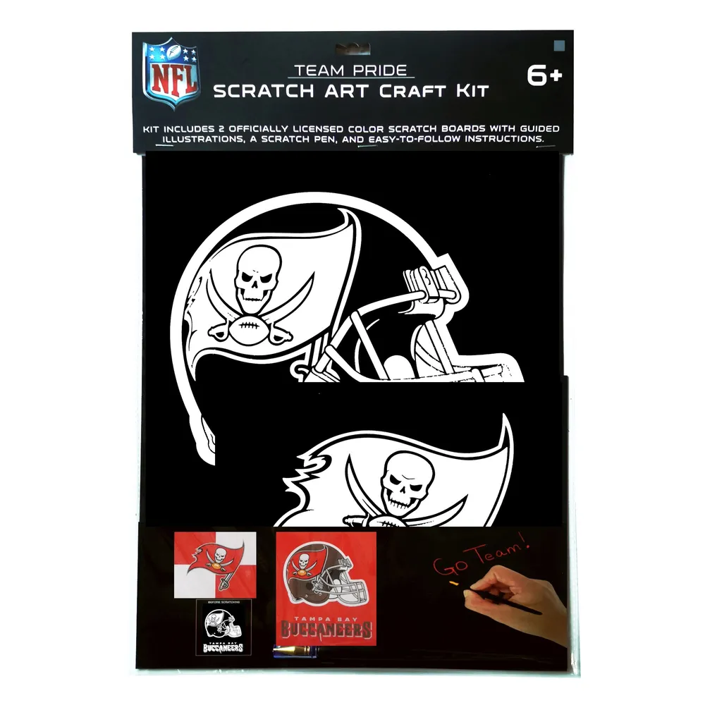 Lids Tampa Bay Buccaneers Team Pride Scratch Art Craft Kit