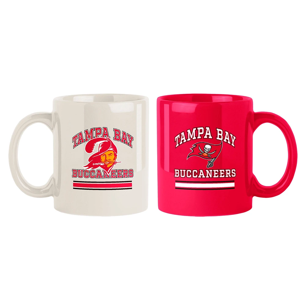 Tampa Bay Buccaneers Two-Pack 15oz. Color Mug Set