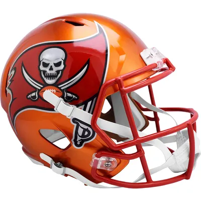 Tampa Bay Buccaneers Unsigned Riddell FLASH Alternate Revolution Speed Replica Football Helmet