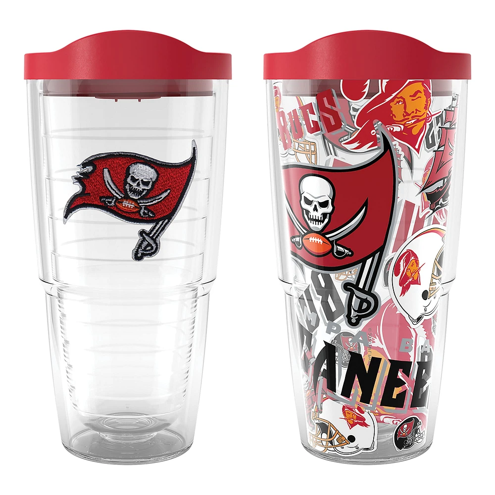 Tervis Tampa Bay Buccaneers NFL Lot de 2 allover et emblème