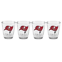 The Memory Company Tampa Bay Buccaneers 4-Pack 2oz. Shot Glass Set