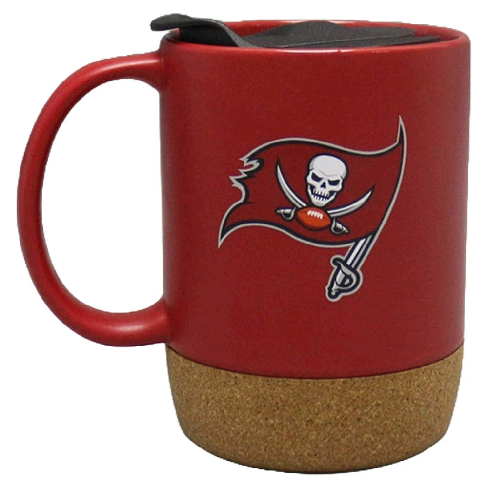 The Memory Company Tampa Bay Buccaneers Cork Bottom Mug with Lid