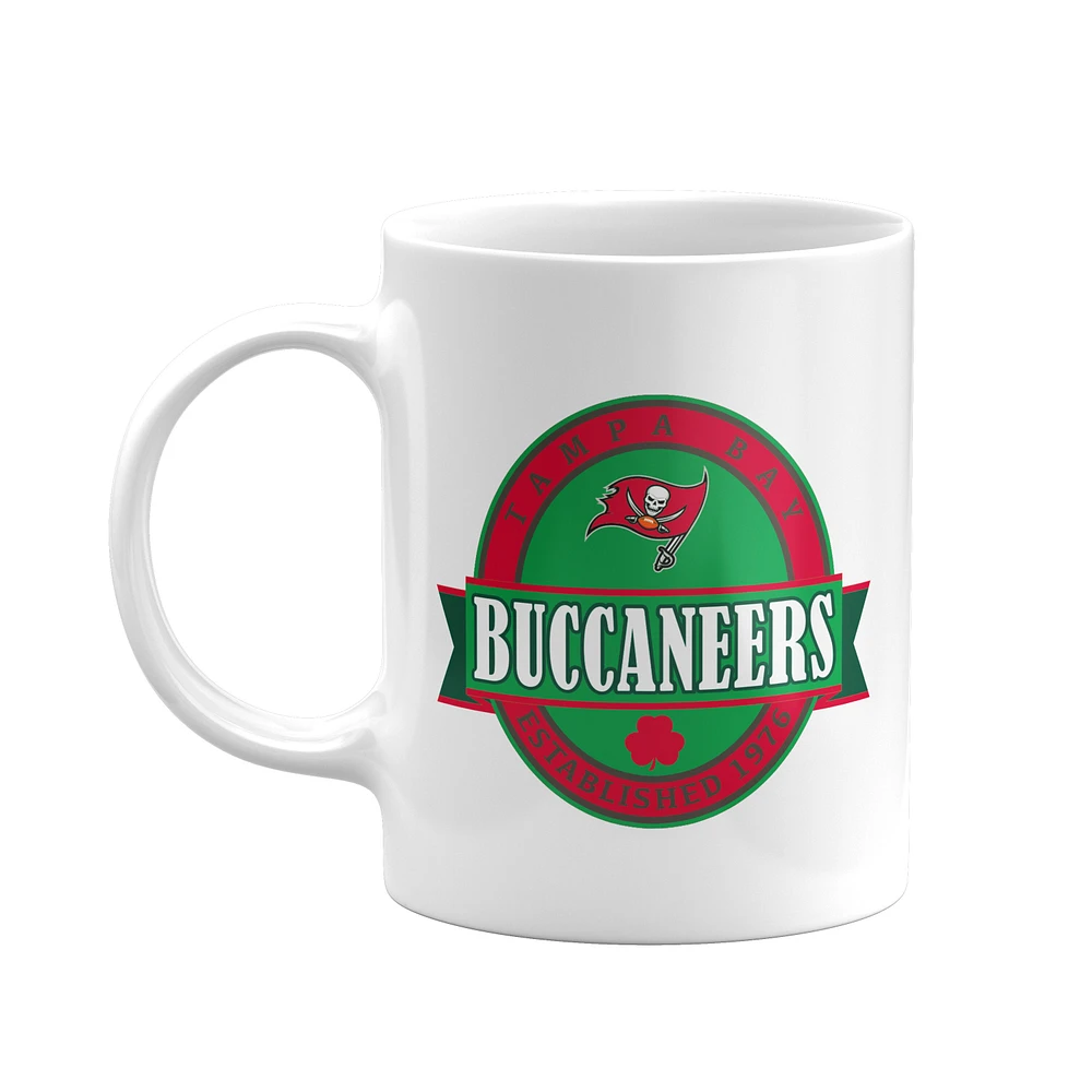 The Sports Vault White Tampa Bay Buccaneers 2021 St. Patrick's Day - 11oz. Coffee Mug 2-Pack