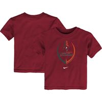 Toddler Nike Red Tampa Bay Buccaneers Icon Wordmark - T-Shirt