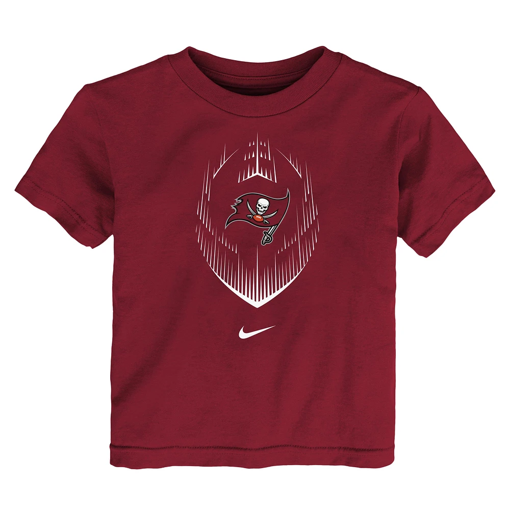 T-shirt Nike rouge pour enfant des Buccaneers de Tampa Bay Legend Icon Performance