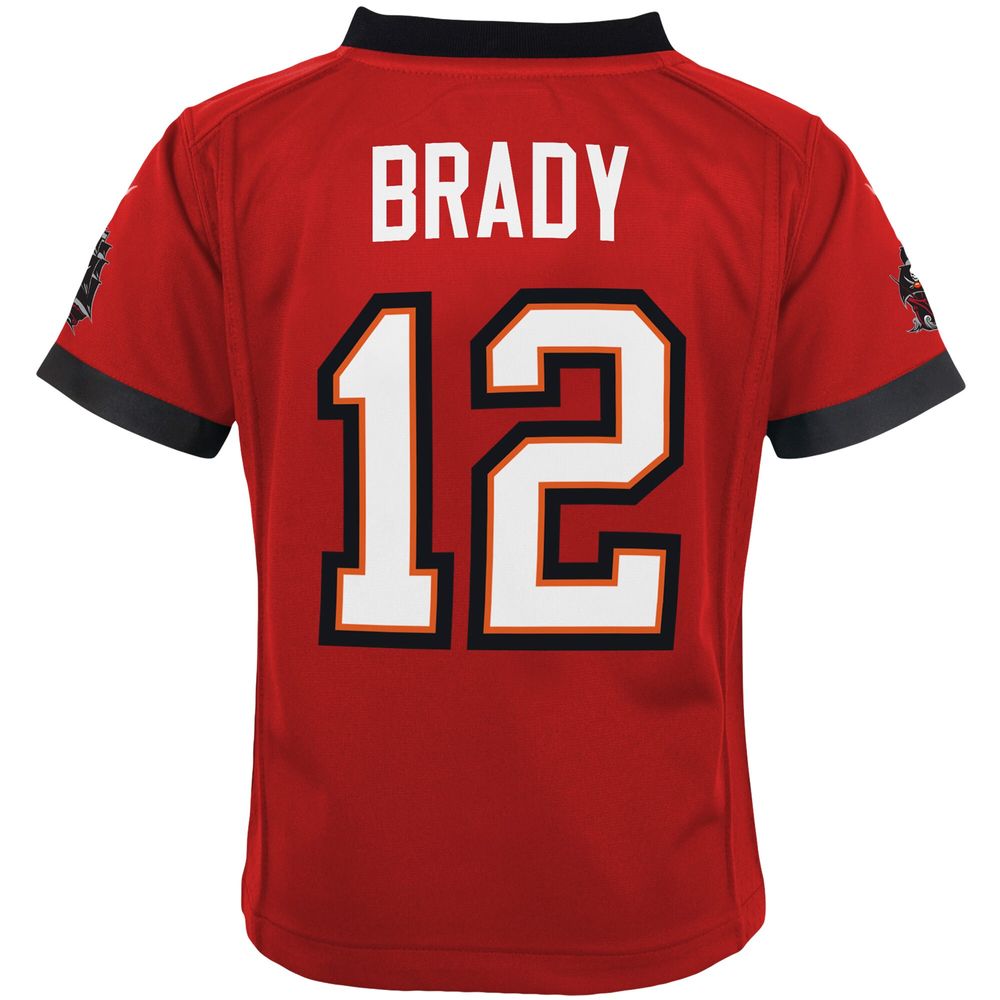 Toddler Nike Tom Brady Red Tampa Bay Buccaneers Game - Jersey