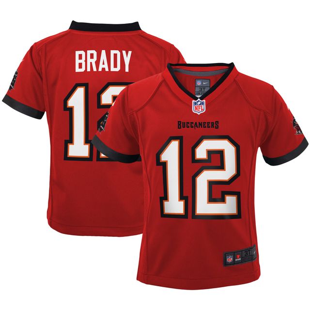 Youth Nike Tom Brady Red Tampa Bay Buccaneers Game Jersey