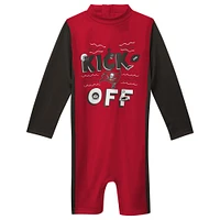 Toddler Red Tampa Bay Buccaneers Wave Runner Long Sleeve Wetsuit