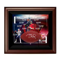 Shop Tom Brady Tampa Bay Buccaneers NFL All-Time Passing Yards Record  Shadowbox with Autographed Duke Pro Football