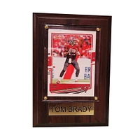 Tom Brady Tampa Bay Buccaneers 4'' x 6'' Plaque with Trading - Card