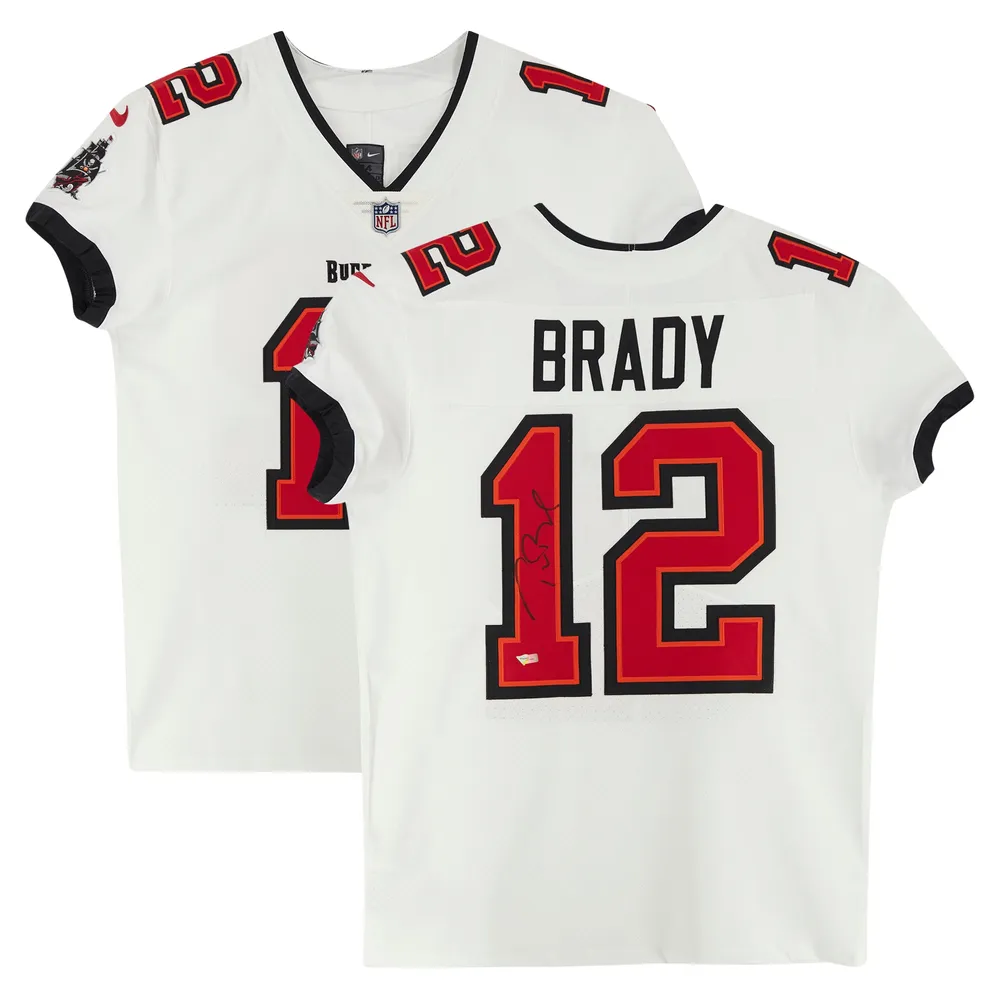 Lids Tom Brady Tampa Bay Buccaneers Fanatics Authentic Autographed Super  Bowl LV Champions White Nike Elite Jersey