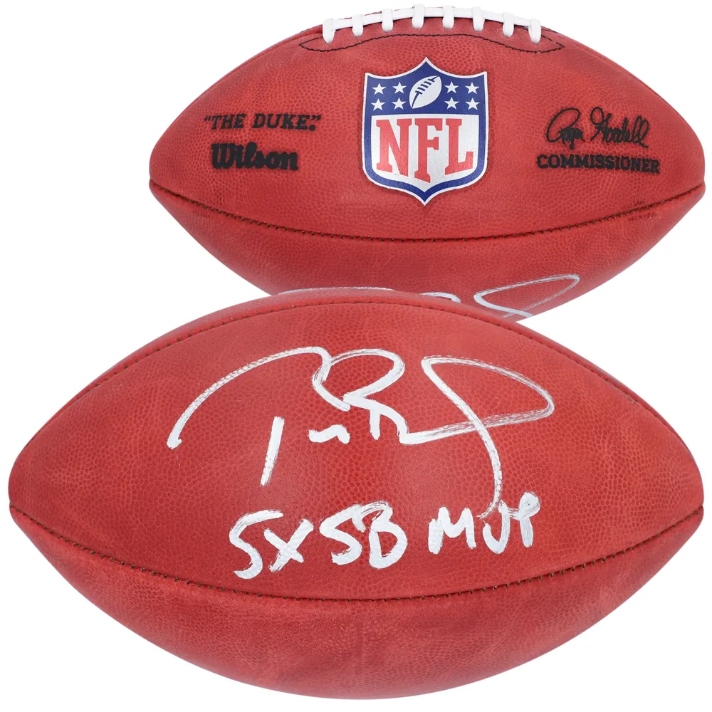 Shop Tom Brady Tampa Bay Buccaneers Autographed Wilson Duke Full Color Pro  Football with 5X SB MVP Inscription