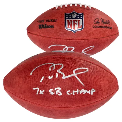 Tom Brady New England Patriots Autographed Duke Game Football