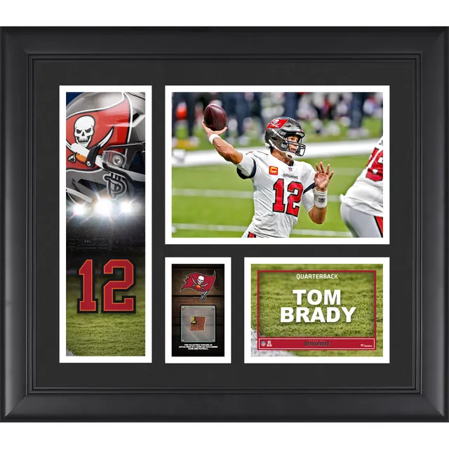 Fanatics Authentic Tom Brady Tampa Bay Buccaneers Framed 15 x 17 Seven  Rings Collage