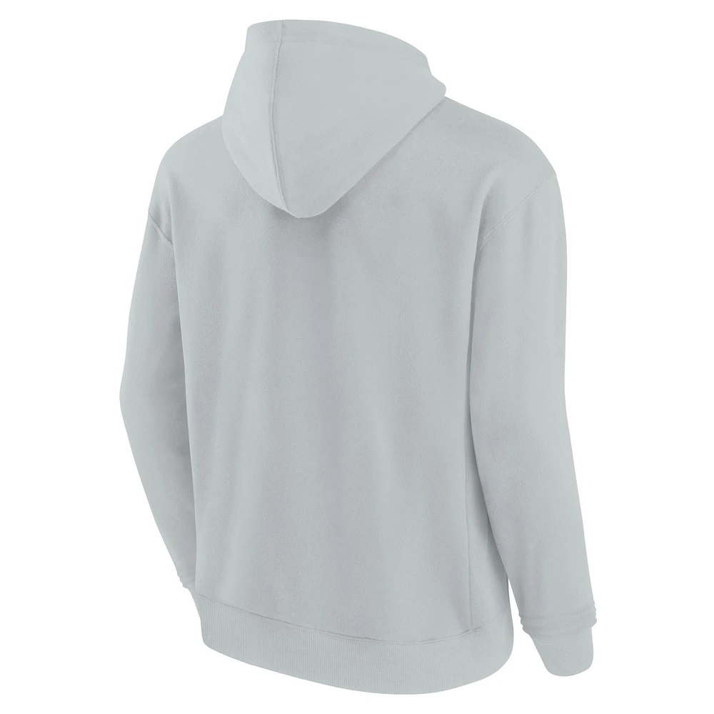 Sweat à capuche unisexe Fanatics gris Tampa Bay Buccaneers Elements super doux en polaire