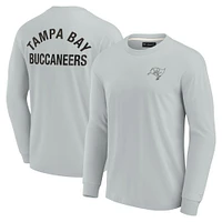 Unisex Fanatics Gray Tampa Bay Buccaneers Elements Super Soft Long Sleeve T-Shirt