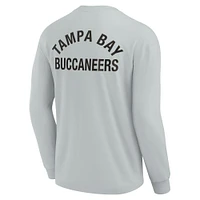 Unisex Fanatics Gray Tampa Bay Buccaneers Elements Super Soft Long Sleeve T-Shirt