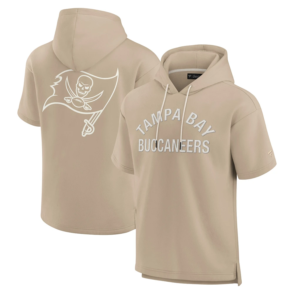 Sweat à capuche unisexe Fanatics Kaki Tampa Bay Buccaneers Elements en polaire super douce manches courtes