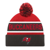 Bonnet unisexe en tricot à revers Starter Pewter Tampa Bay Buccaneers avec pompon