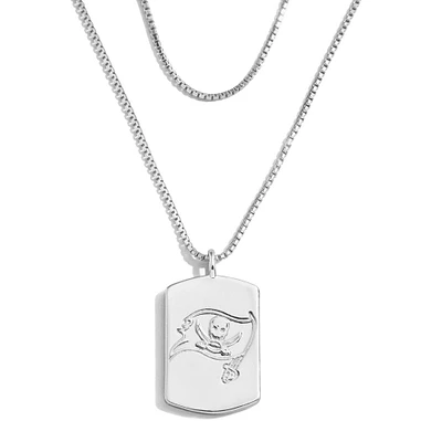 WEAR by Erin Andrews x Baublebar Tampa Bay Buccaneers Collier en argent avec étiquette de chien