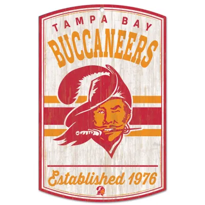 Lids Tampa Bay Buccaneers WinCraft Double-Sided Slogan Car Flag