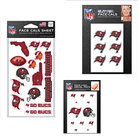 Ensemble de tatouages ​​sans eau WinCraft Tampa Bay Buccaneers 4" x 7"