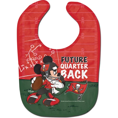 WinCraft Tampa Bay Buccaneers Disney Mickey All Pro Baby Bib