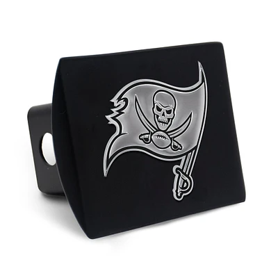 Housse d'attelage WinCraft Premium en métal chromé avec logo des Tampa Bay Buccaneers