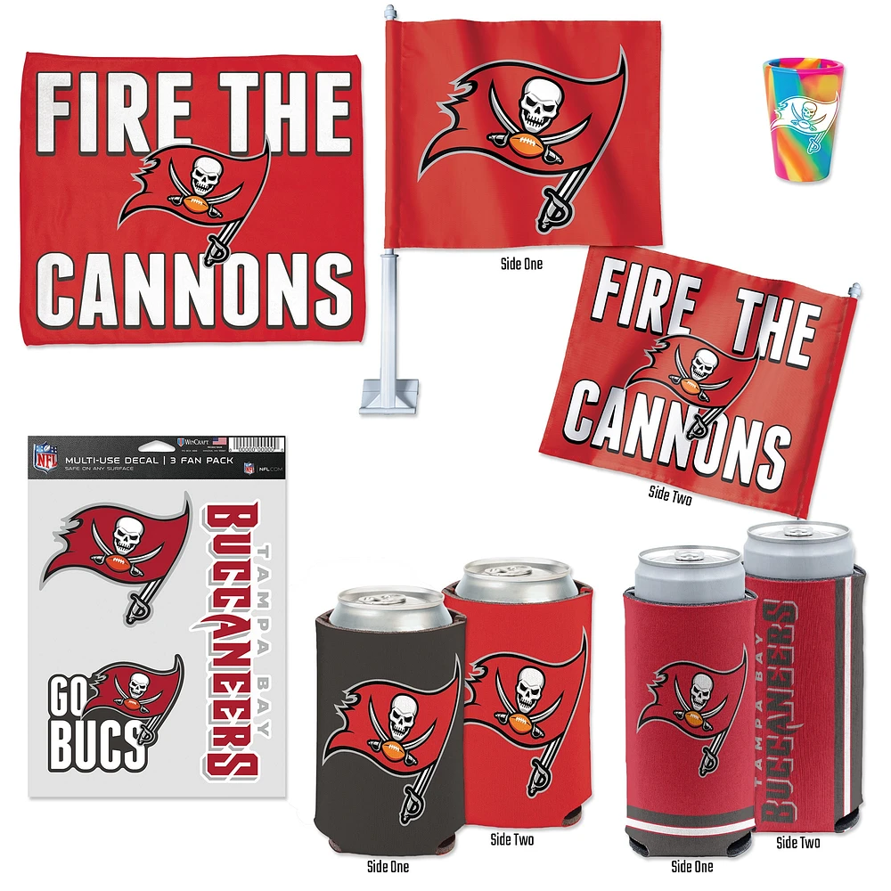 Pack de six pièces WinCraft Tampa Bay Buccaneers