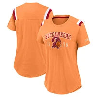 Women's Nike  Heather Orange Tampa Bay Buccaneers Historic Slub Fashion T-Shirt