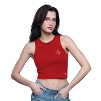 Women's Starter  Red Tampa Bay Buccaneers Show Up Cropped Tank Top